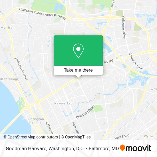 Goodman Harware map