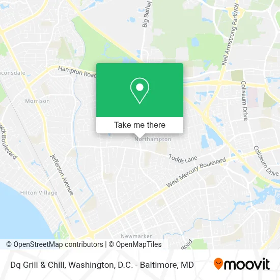 Dq Grill & Chill map