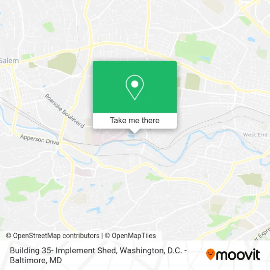 Building 35- Implement Shed map