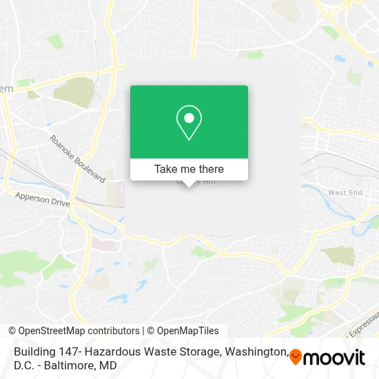 Building 147- Hazardous Waste Storage map