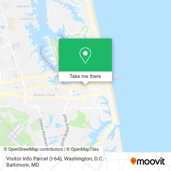 Visitor Info Parcel (I-64) map