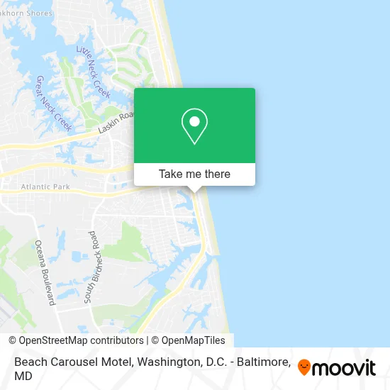 Beach Carousel Motel map