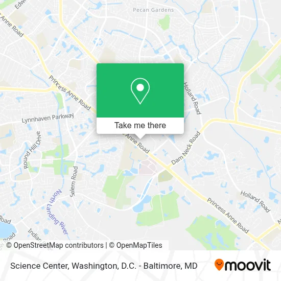Science Center map
