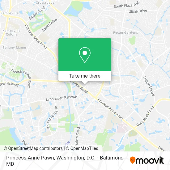 Princess Anne Pawn map