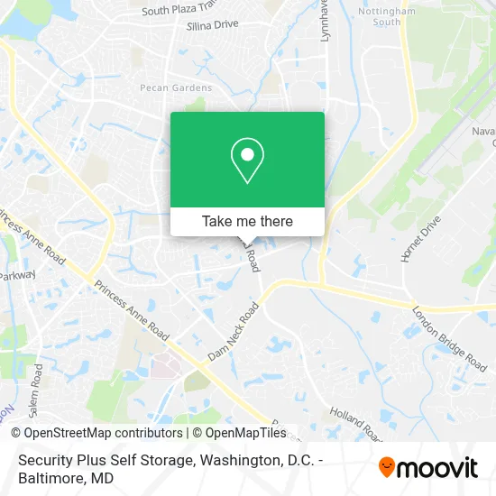 Security Plus Self Storage map
