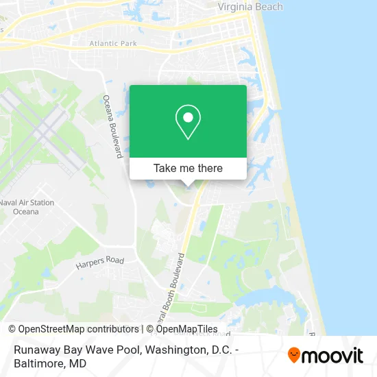 Runaway Bay Wave Pool map