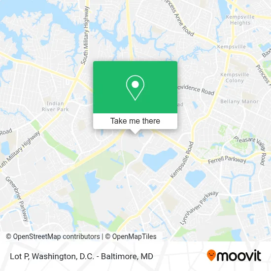 Lot P map