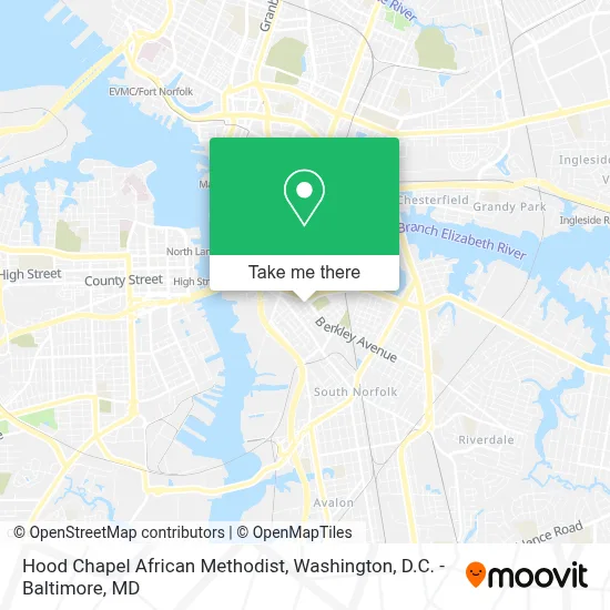 Hood Chapel African Methodist map