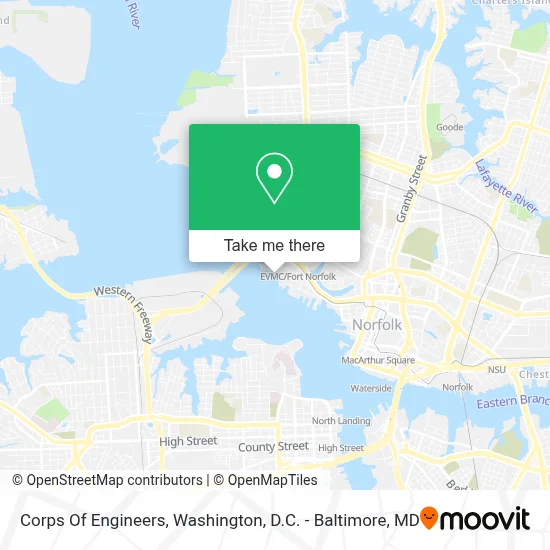 Corps Of Engineers map