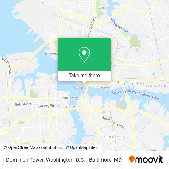 Dominion Tower map