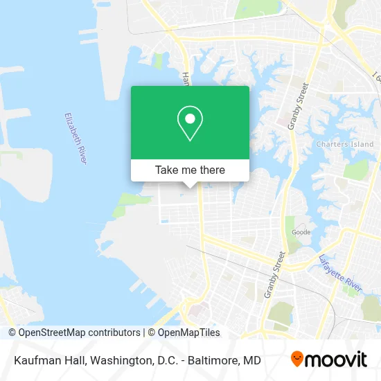Kaufman Hall map