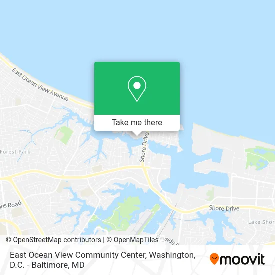 East Ocean View Community Center map