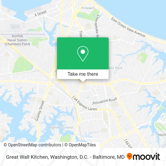 Great Wall Kitchen map
