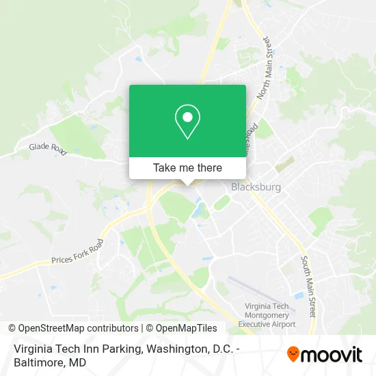 Virginia Tech Inn Parking map