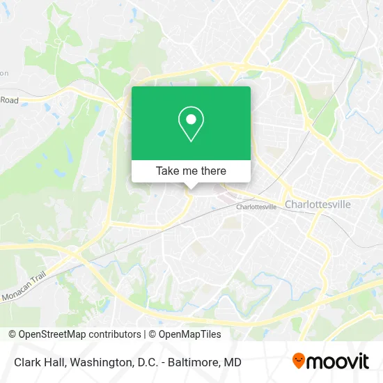 Clark Hall map