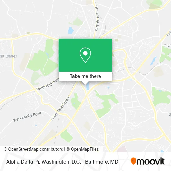 Alpha Delta Pi map