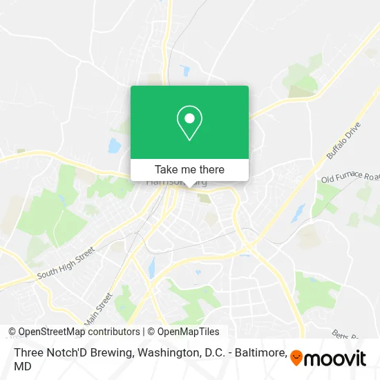 Three Notch'D Brewing map