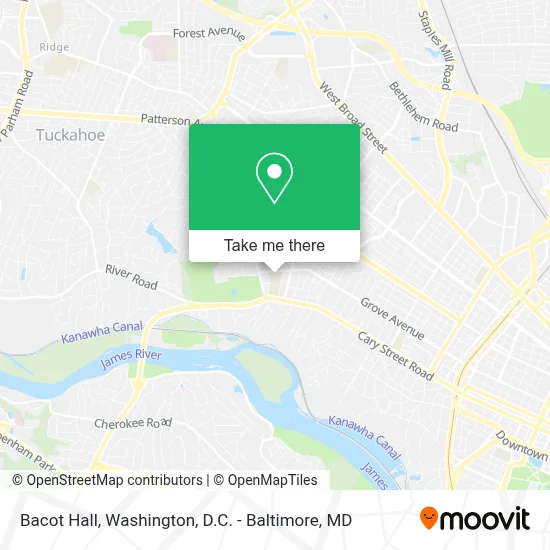 Bacot Hall map