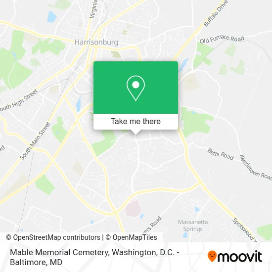 Mable Memorial Cemetery map