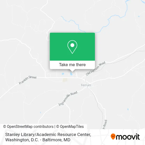Stanley Library / Academic Resource Center map