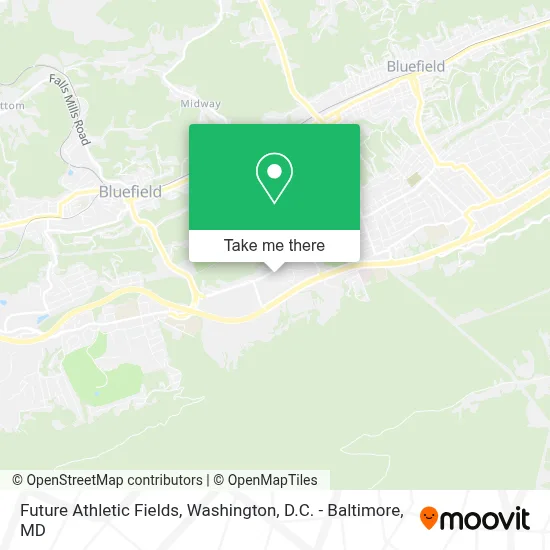 Future Athletic Fields map