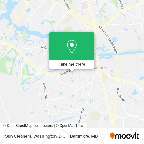 Sun Cleaners map