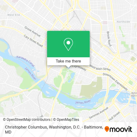 Christopher Columbus map
