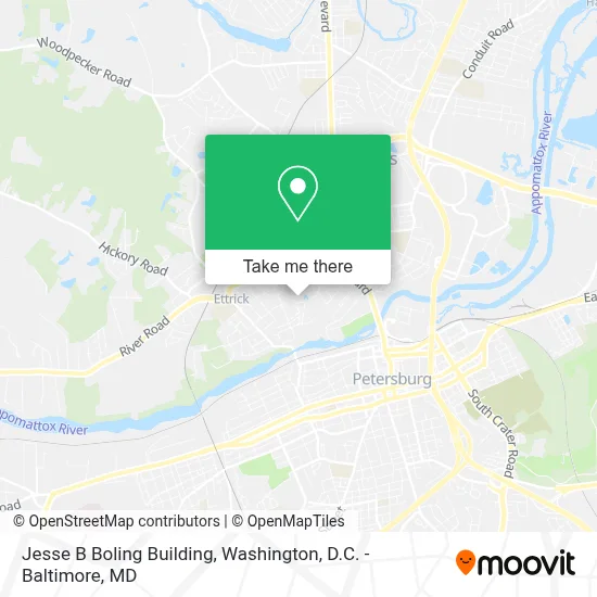 Jesse B Boling Building map