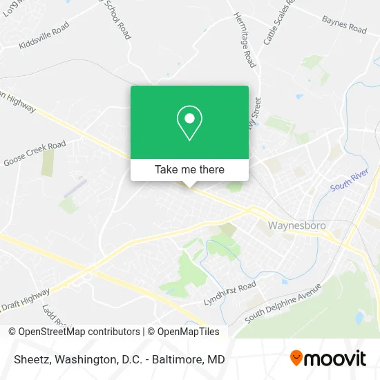 Sheetz map