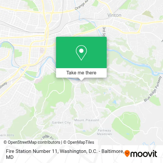 Fire Station Number 11 map