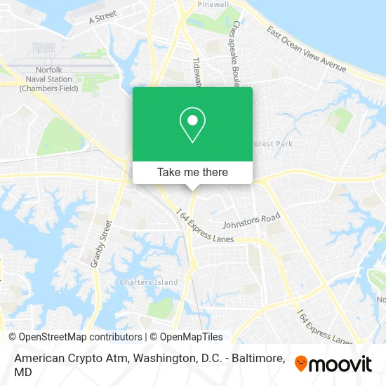 American Crypto Atm map