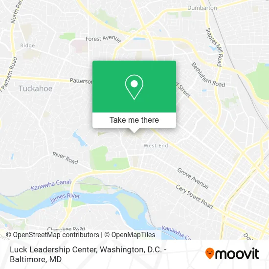 Luck Leadership Center map