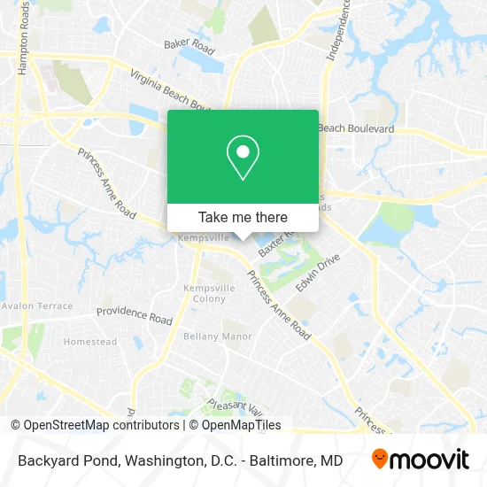 Backyard Pond map