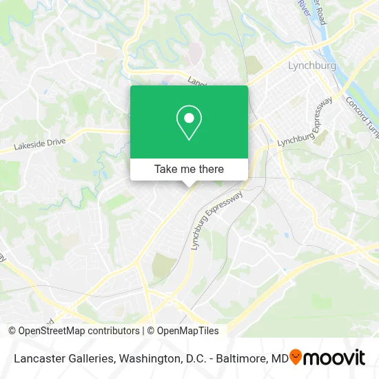 Lancaster Galleries map