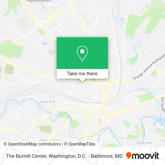 The Burrell Center map