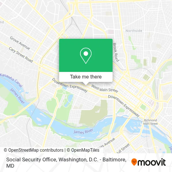 Social Security Office map
