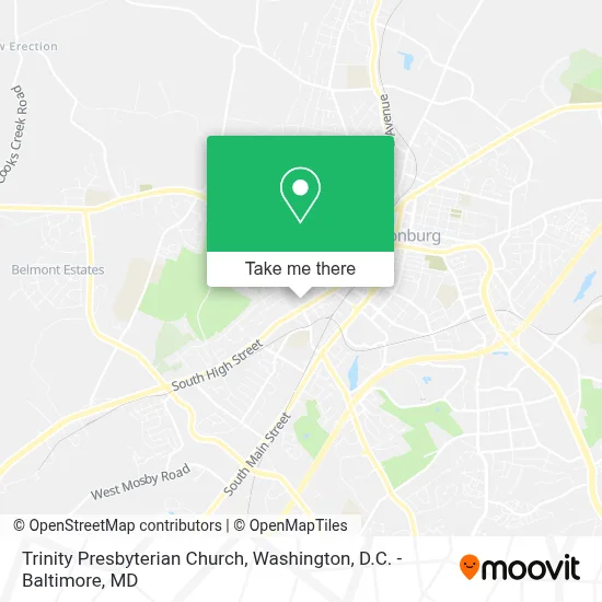 Trinity Presbyterian Church map
