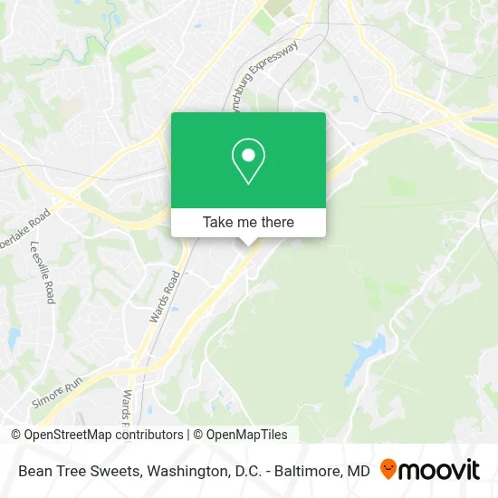 Bean Tree Sweets map