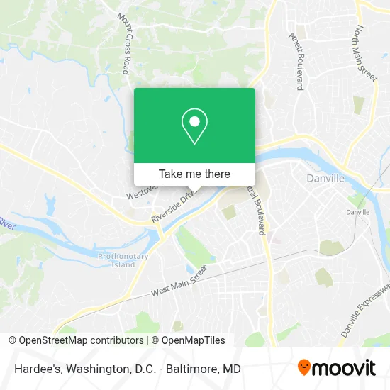 Hardee's map