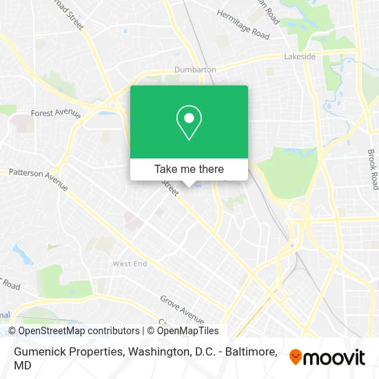 Gumenick Properties map