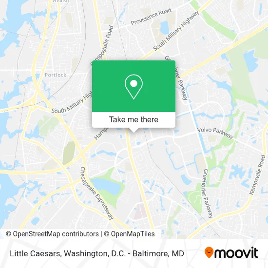 Little Caesars map