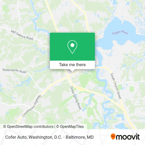 Cofer Auto map