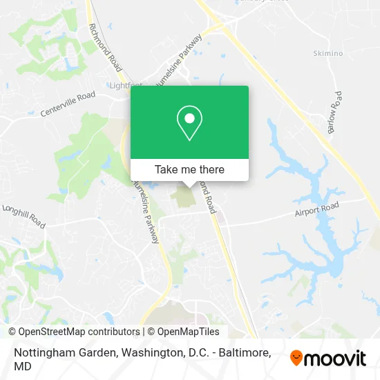 Nottingham Garden map