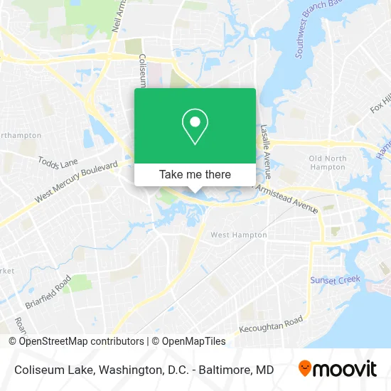 Coliseum Lake map