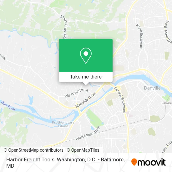 Harbor Freight Tools map