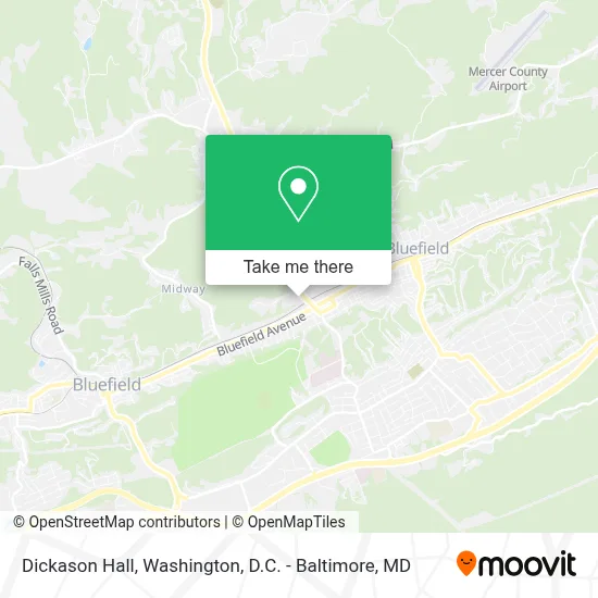 Dickason Hall map