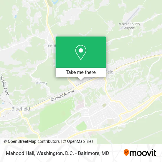 Mahood Hall map