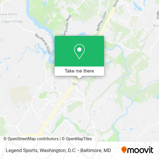 Legend Sports map