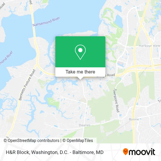 H&R Block map