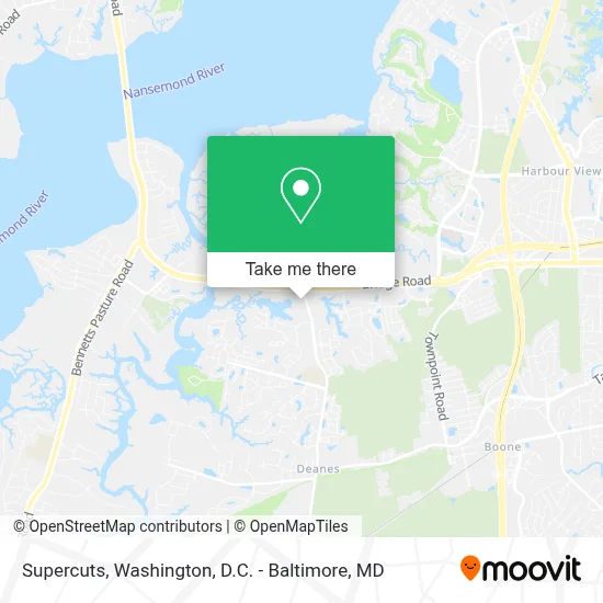 Supercuts map